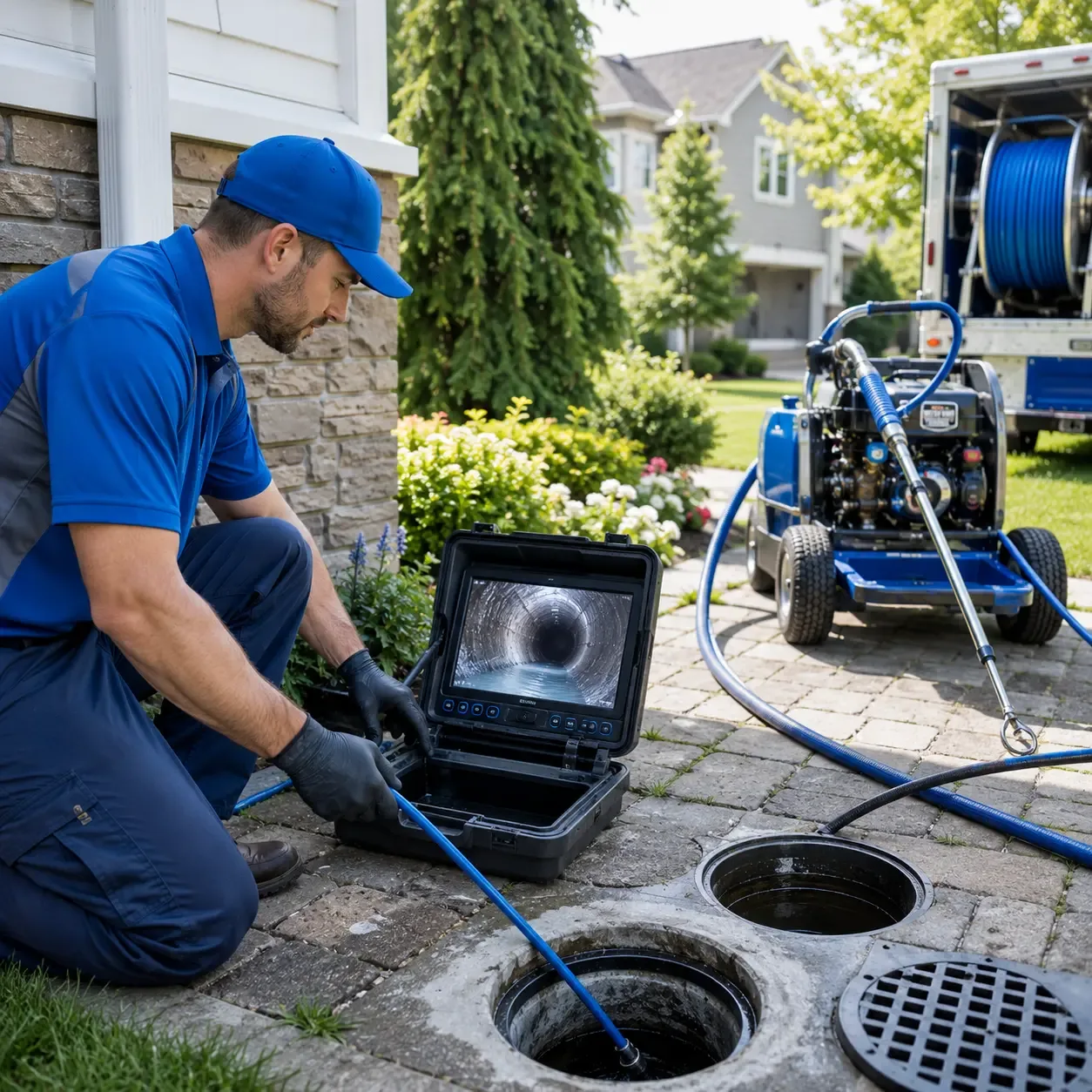 Outdoor drain cleaning professionals serving Eaton Center, NH